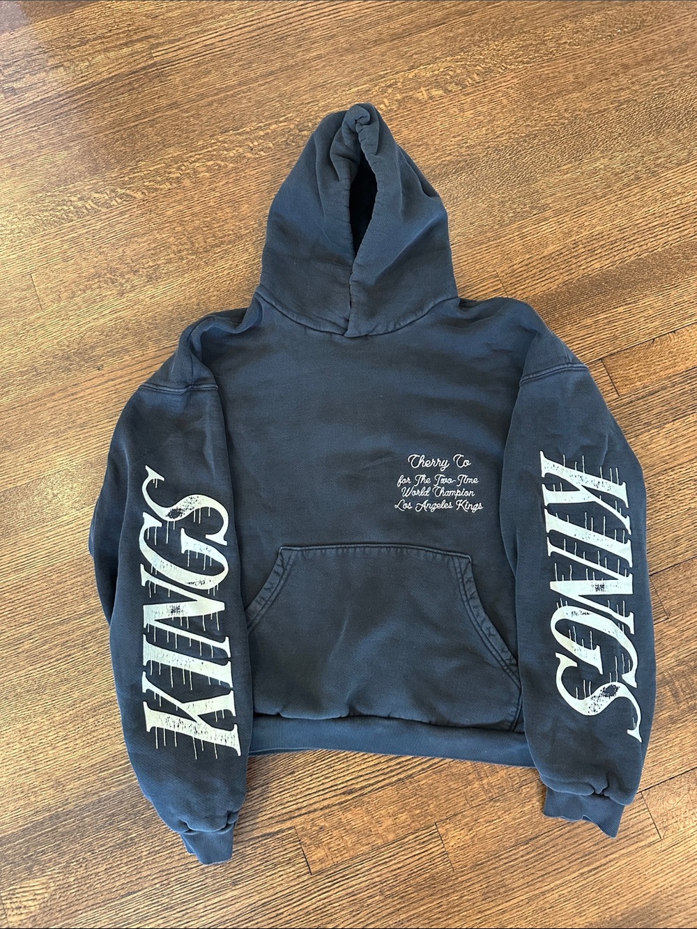 Rare, sold out Cherry LA Black Hoodie with White Sleeve 'KINGS' Graphics